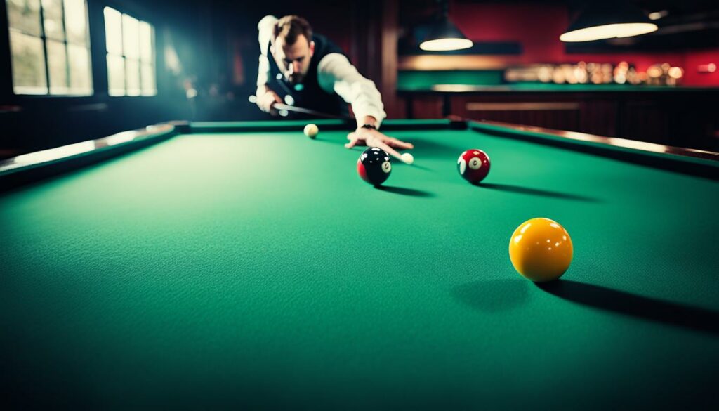 Effet Technik im Billard